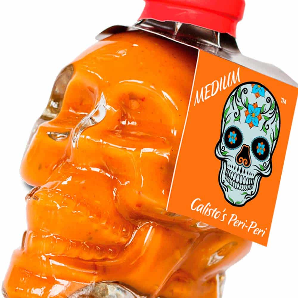 Calisto’s Skull Peri-Peri Sauce Medium 2 Calisto’s Skull Peri-Peri Sauce Medium - Image 2
