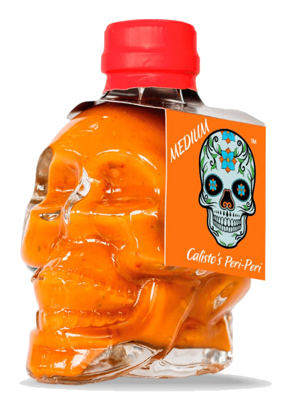 Calisto’s Skull Peri-Peri Sauce Medium 1 Skull peri-peri sauce medium, 400ml
