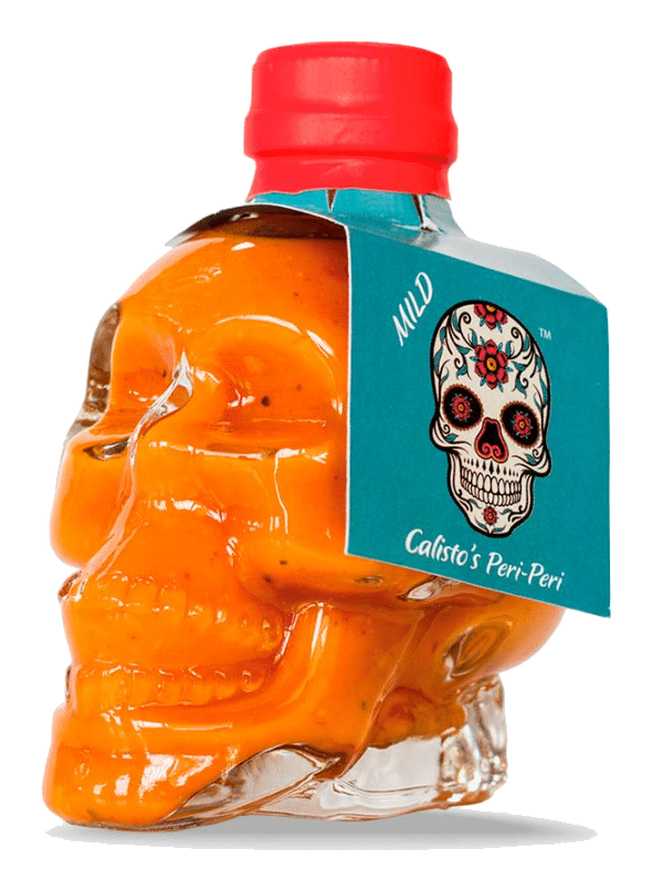 Calisto’s Skull Peri-Peri Sauce Mild 1 Skull peri-peri sauce mild, 400ml