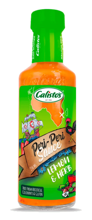 Lemon and herb peri-peri sauce, 250ml