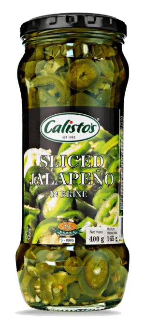 Sliced jalapeños, 400g