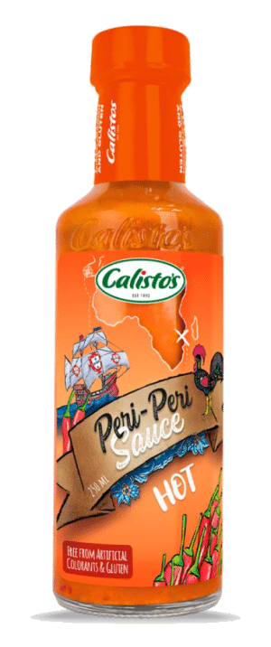 Calisto's hot peri-peri sauce, 125ml and 250ml