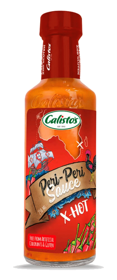 Calisto’s Extra Hot Peri-Peri Sauce 1 Calisto's extra hot peri-peri sauce, 250ml